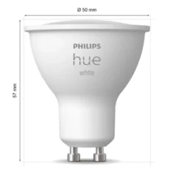 Philips Hue White Smart LED-lampa GU10 400 lm 2-pack