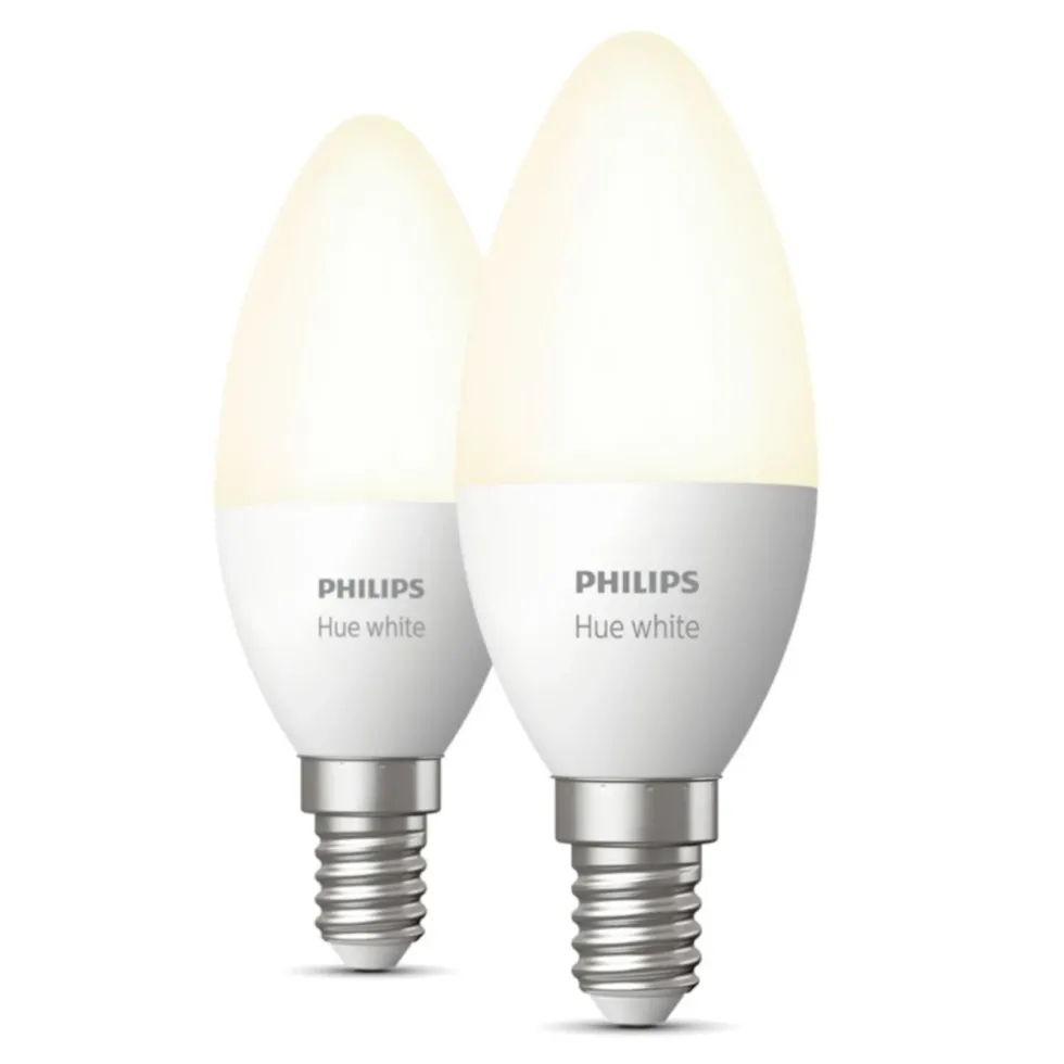 Philips Hue White Smart LED-lampa E14 470 lm 2-pack