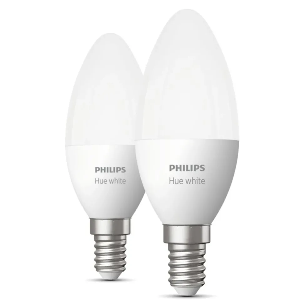 Philips Hue White Smart LED-lampa E14 470 lm 2-pack