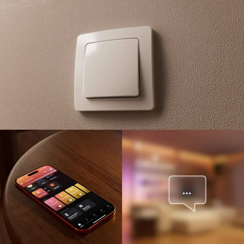 Philips Hue Wired Wall Switch Module 2-pack