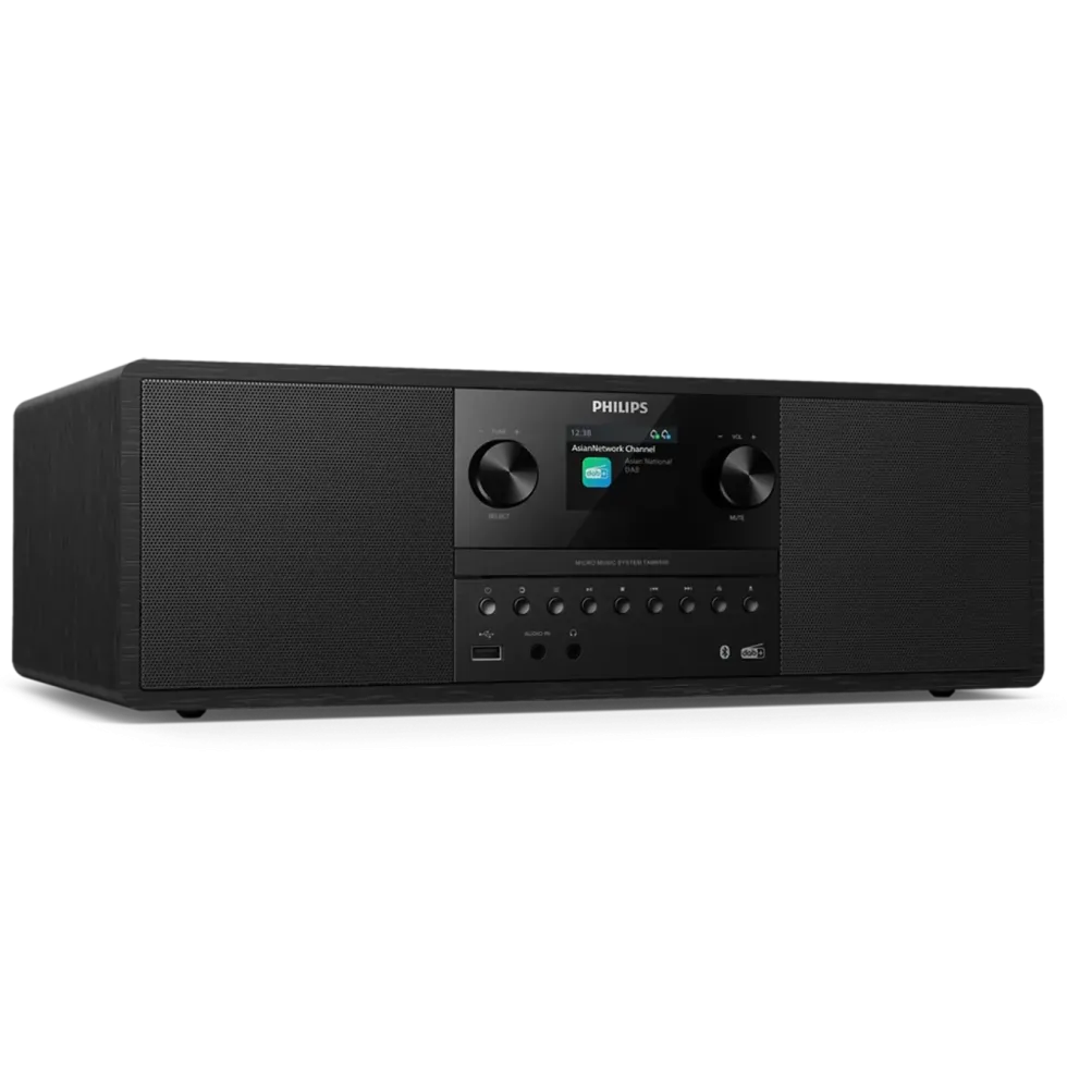 Philips Kompakt mikrosystem TAM6500 med CD, DAB+ och Bluetooth