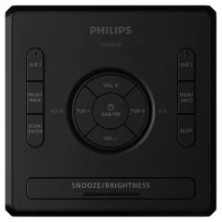 Philips R4500 FM-klockradio med USB-C