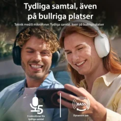 Philips TAH8000E trådlösa over-ear-hörlurar Svart