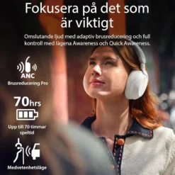 Philips TAH8000E trådlösa over-ear-hörlurar Svart