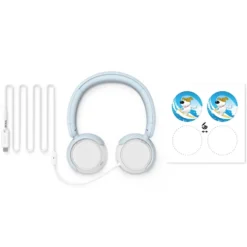 Philips TAK 2000 on-ear-barnhörlurar Blå