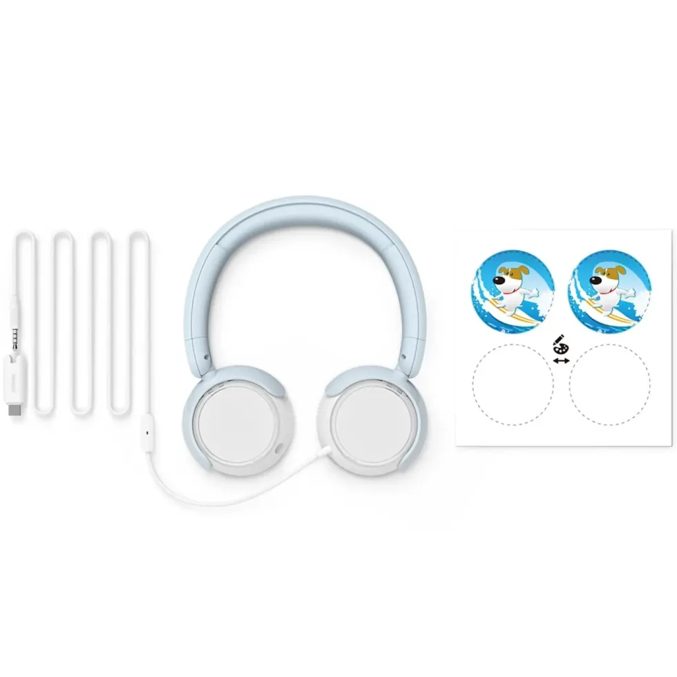 Philips TAK 2000 on-ear-barnhörlurar Blå