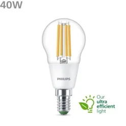 Philips Ultra Efficient E14 LED-klotlampa 485 lm