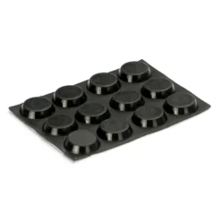 Platta apparatfötter 12 st