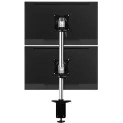 Plexgear Bordsfäste med 2 armar för skärmar på 15-27”