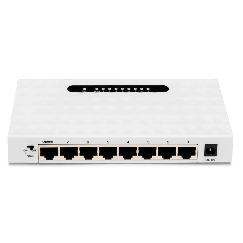 Plexgear CA104 Gigabitswitch 8-portar Gen.2