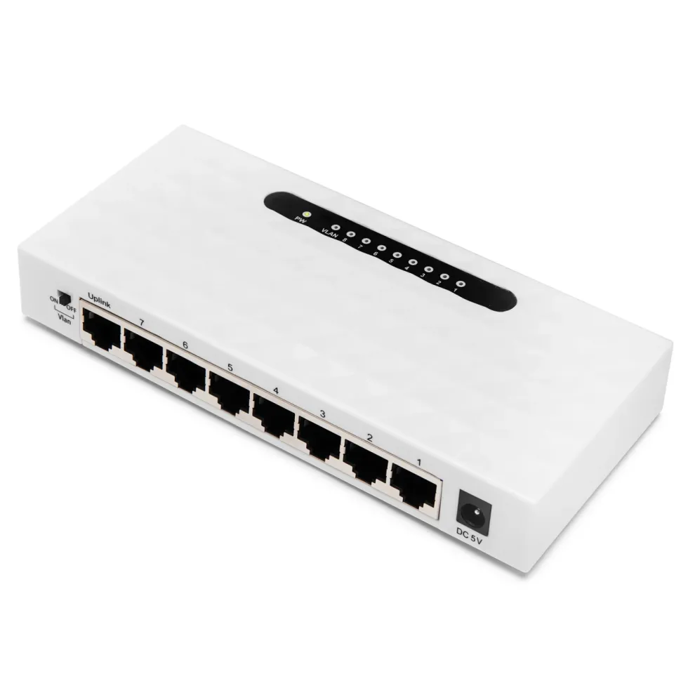 Plexgear CA104 Gigabitswitch 8-portar Gen.2