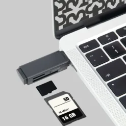 Plexgear Minneskortläsare med OTG för SD och Micro-SD
