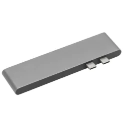 Plexgear Multiadapter för Thunderbolt 3 Space gray
