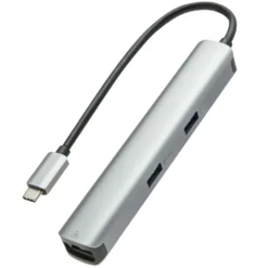 Plexgear Multiadapter för USB-C med 6 portar