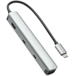 Plexgear Multiadapter för USB-C med 6 portar
