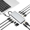 Plexgear Multiadapter för USB-C med 12 anslutningar