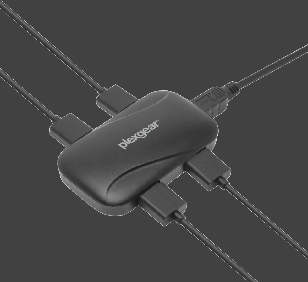 Plexgear Portable 300 USB-hubb 4-vägs