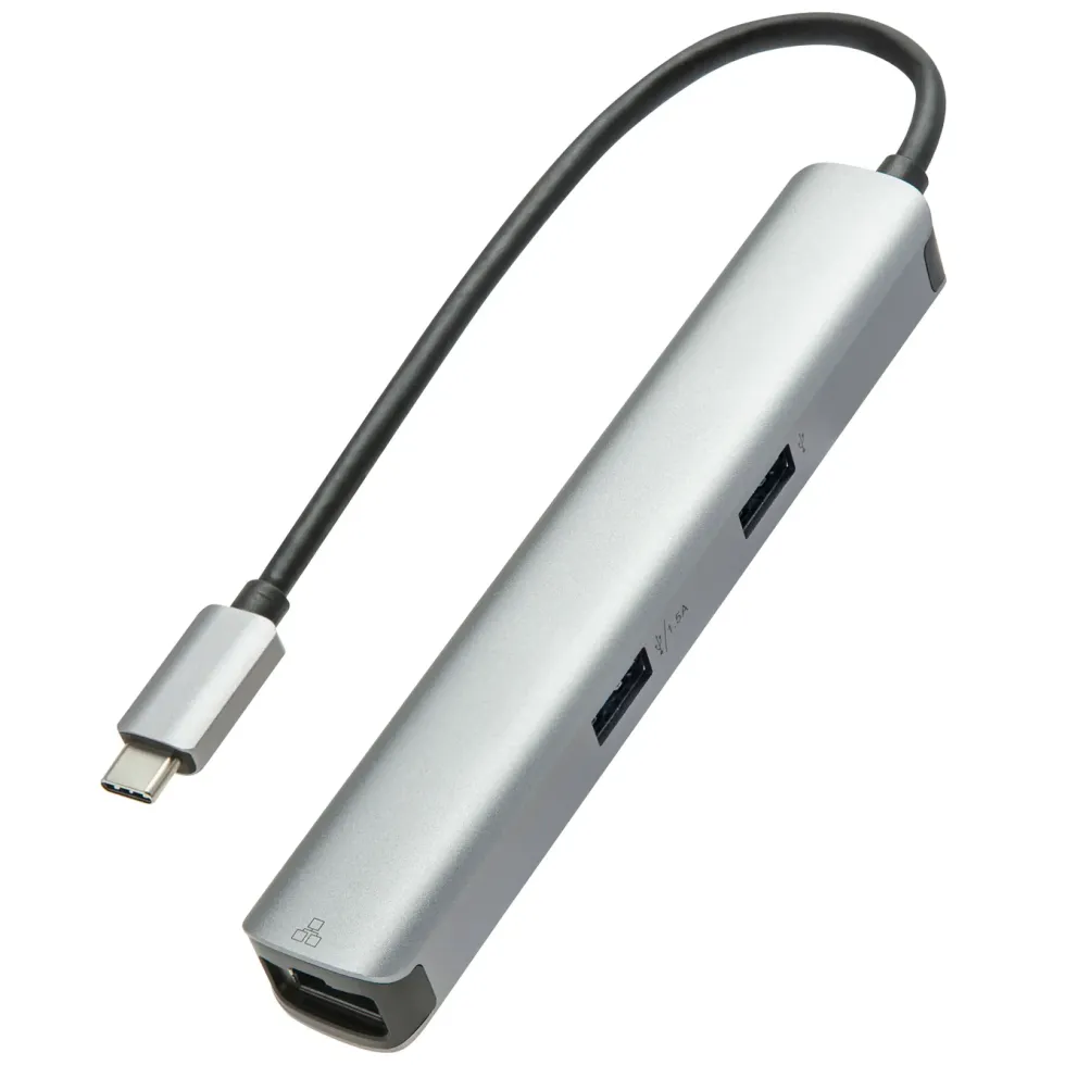 Plexgear 6-portars USB-C multiadapter CB1024
