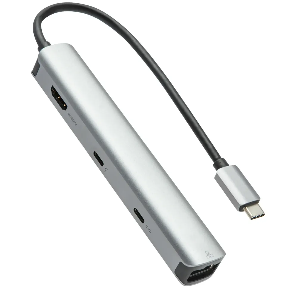 Plexgear 6-portars USB-C multiadapter CB1024