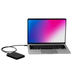 Plexgear Thunderbolt 4 USB-C-kabel 70 cm Svart