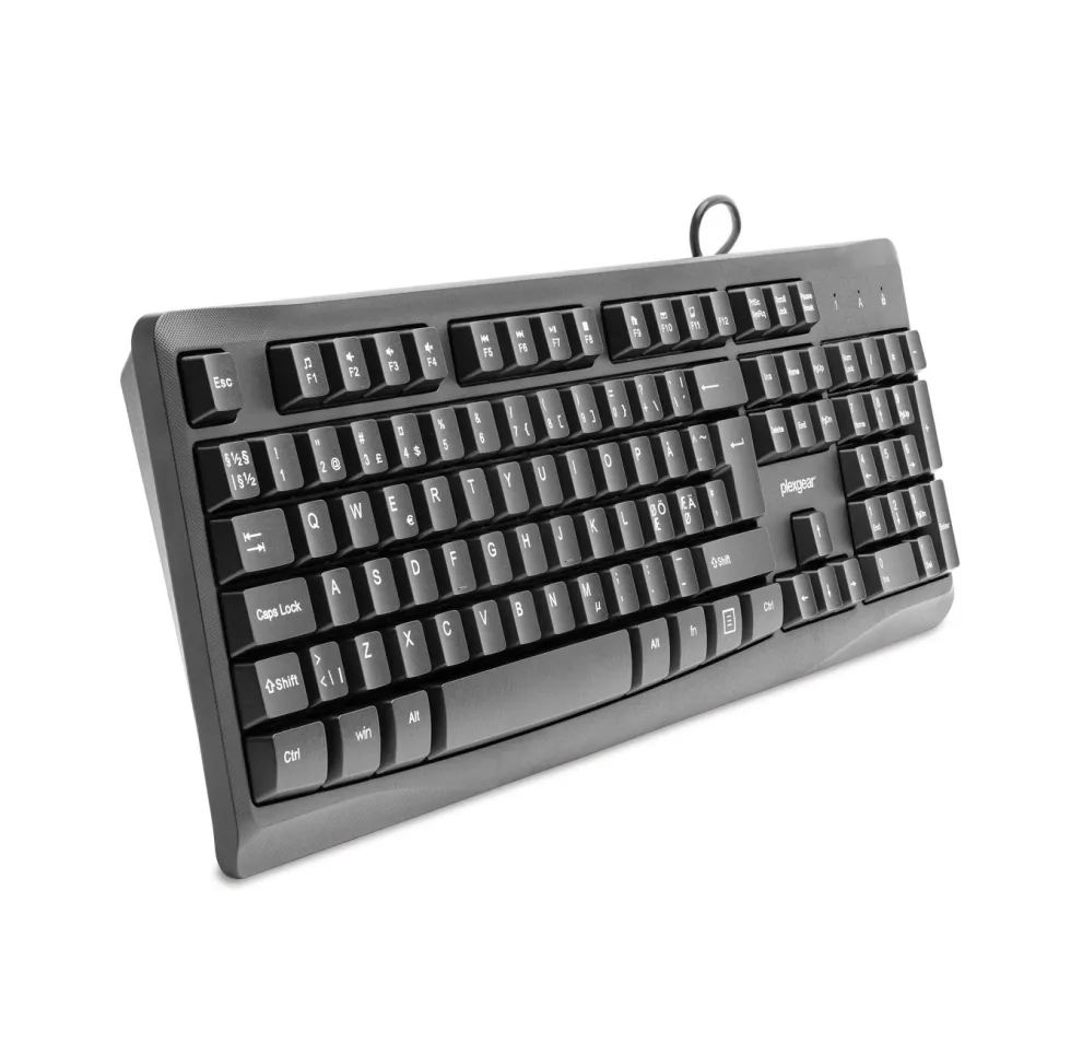 Plexgear Trådbundet tangentbord MK101 Svart