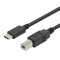 Plexgear USB-C till USB-B 2.0-kabel 1 m