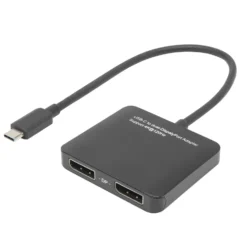 Plexgear USB-C- till 2x DisplayPort-adapter