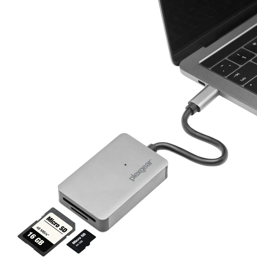 Plexgear USB-C UHS II Minneskortläsare