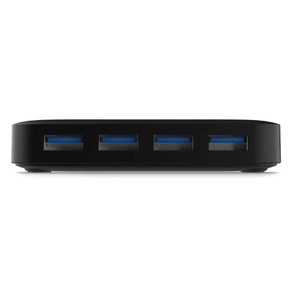 Plexgear USB 5 Gb/s-hubb med strömförsörjning 4-vägs