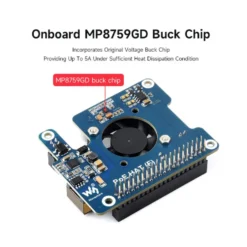 PoE+ Hat för Raspberry Pi 5