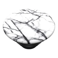 Popsockets Avtagbart grepp för mobil White Marble