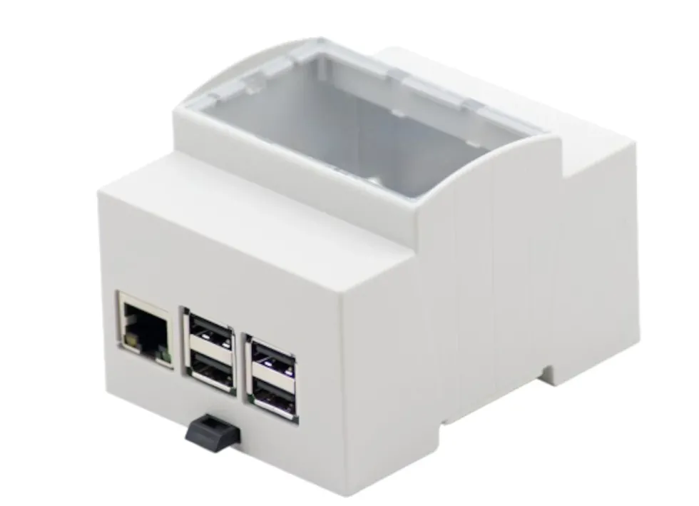 Raspberry Pi Chassi för DIN-skena