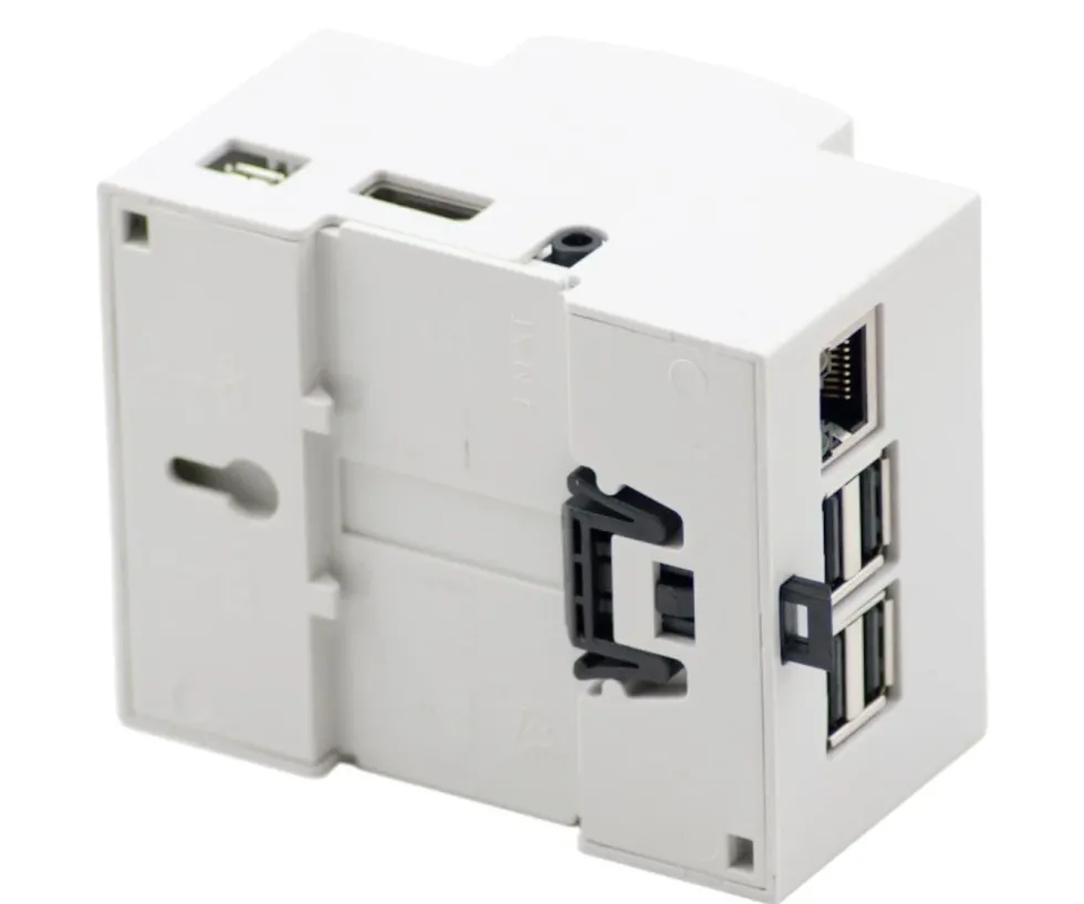 Raspberry Pi Chassi för DIN-skena