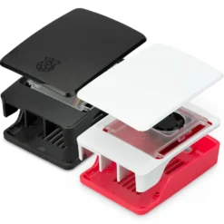 Raspberry Pi SC1159 Chassi med fläkt för Raspberry Pi 5 Model B Black/Grey