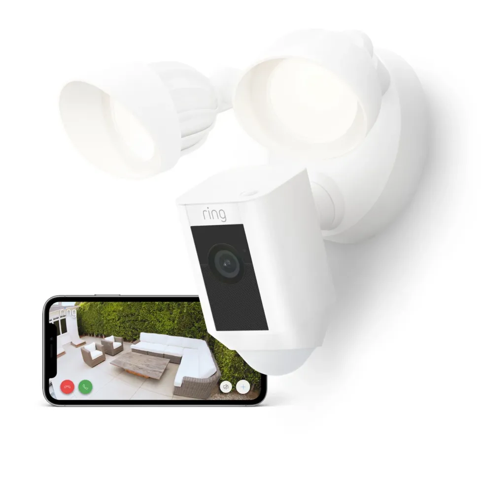 Ring Floodlight Cam Wired Plus Vit