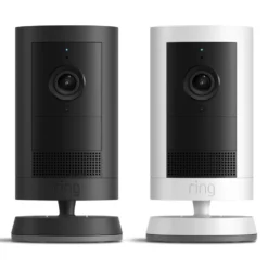 Ring Outdoor Cam Plus Battery - Retinal 2K övervakningskamera Vit