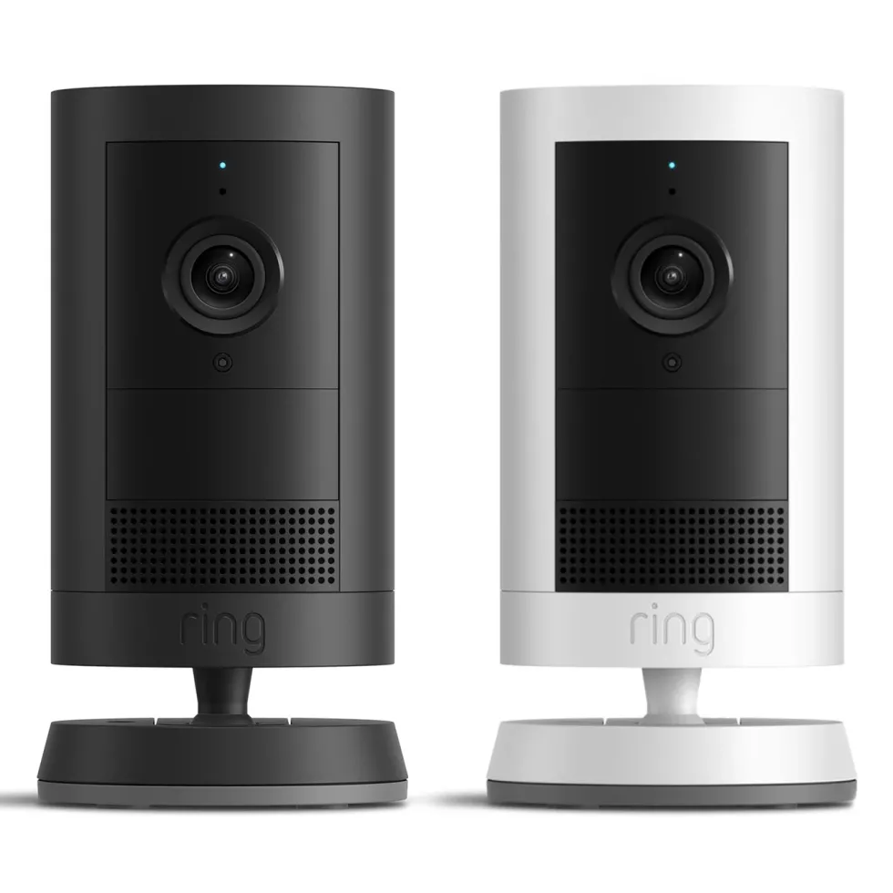 Ring Outdoor Cam Plus Battery - Retinal 2K övervakningskamera Vit