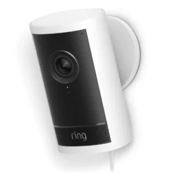 Ring Outdoor Cam Pro Plug-in - Retinal 4K övervakningskamera Vit