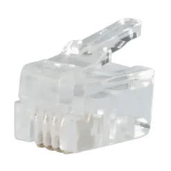 RJ10-kontakt för flat telekabel 10-pack