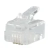 RJ11-kontakt för flat telekabel 10-pack
