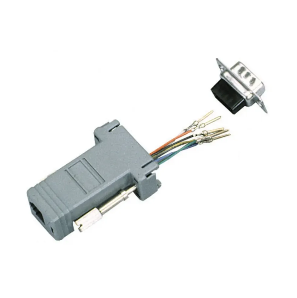 RJ45 till DB9 Stiftadapter