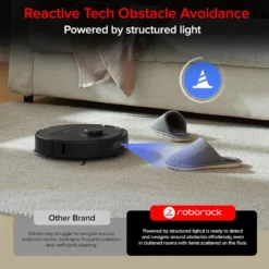 Roborock QR 798 robotdammsugare Svart