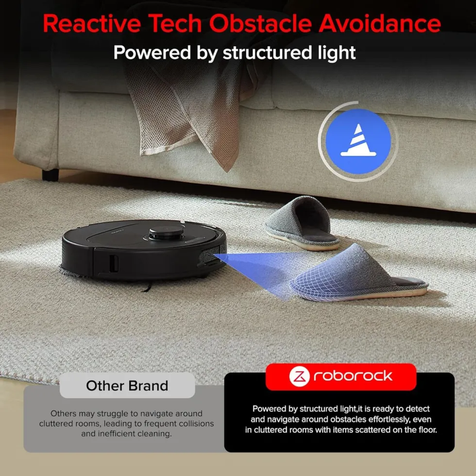 Roborock QR 798 robotdammsugare Svart