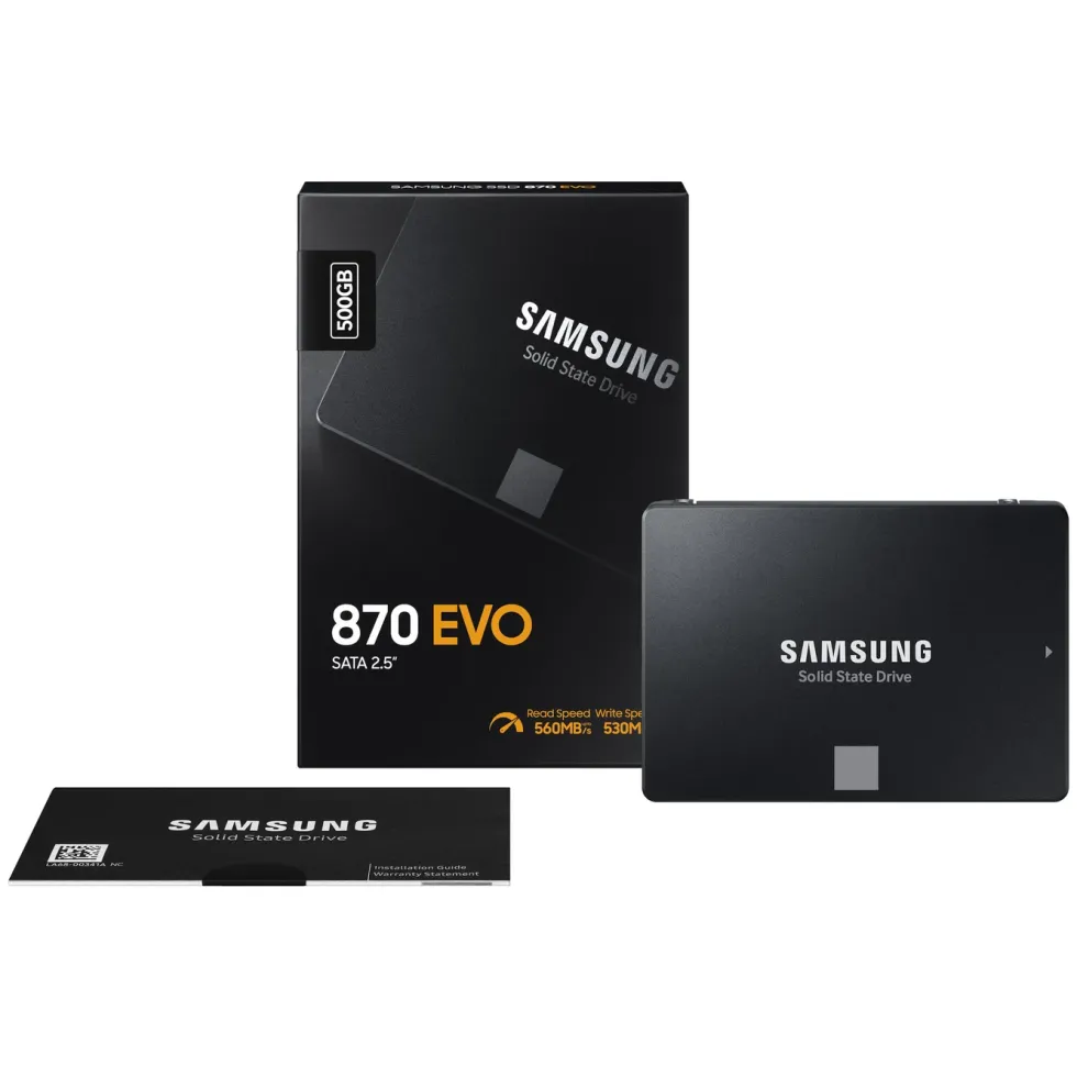 Samsung 870 EVO SSD-disk 500 GB