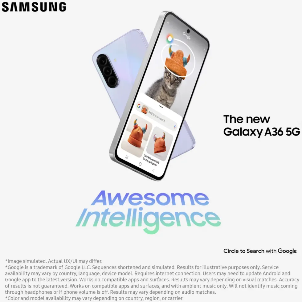 Samsung Galaxy A36 5G 128GB Lime