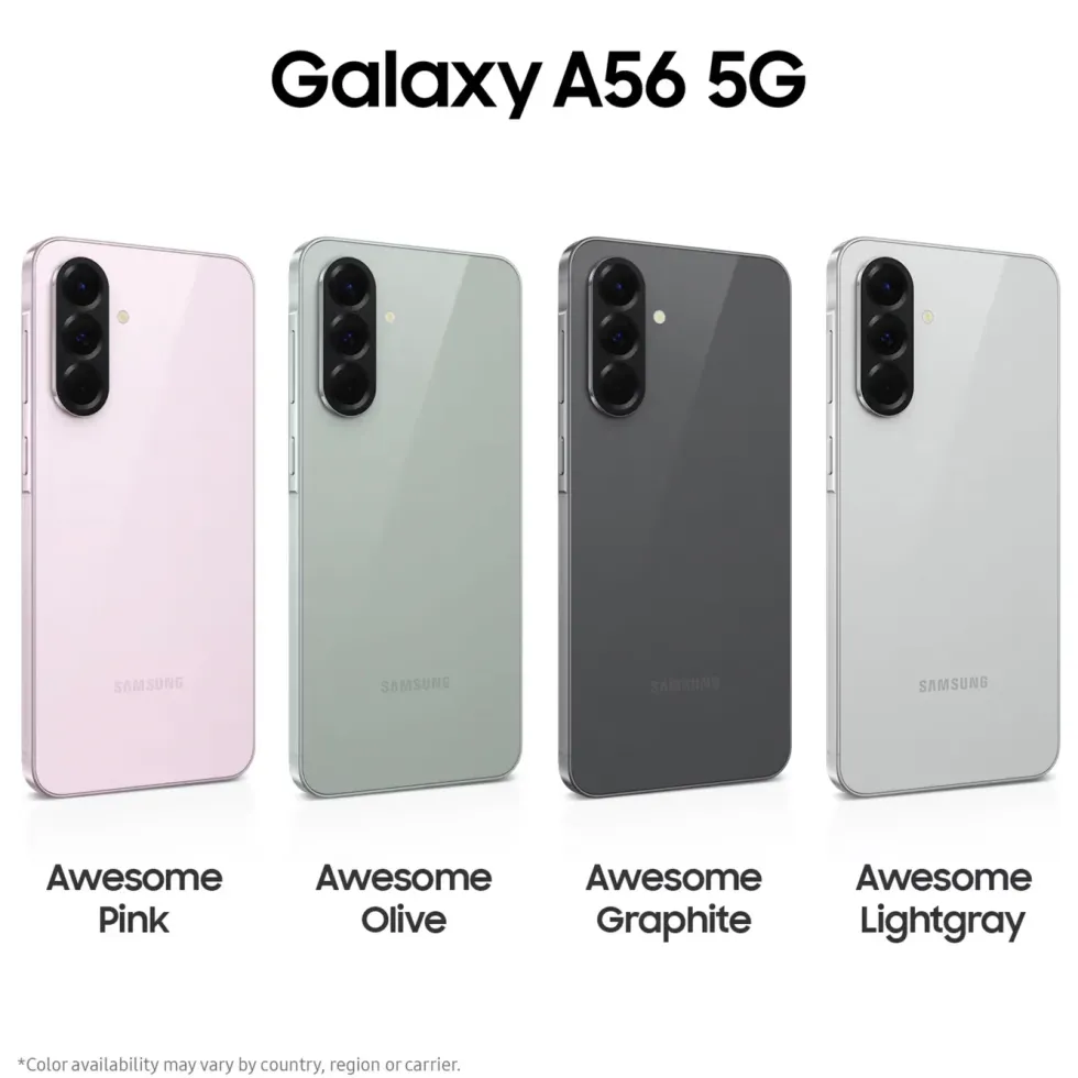 Samsung Galaxy A56 5G 128GB Ljusgrå