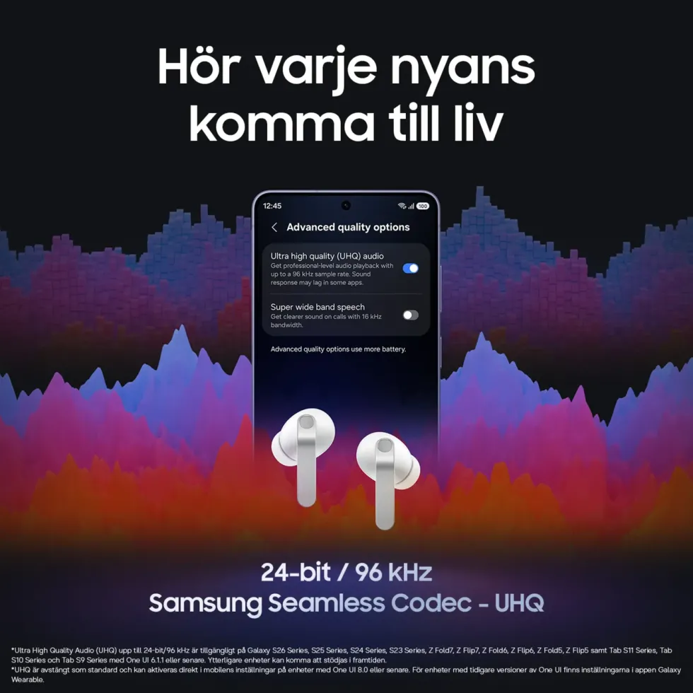 Samsung Galaxy Buds4 Pro Svart