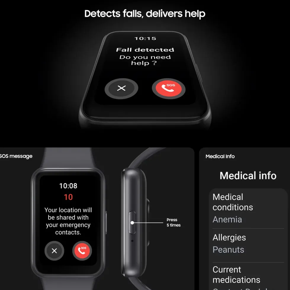 Samsung Galaxy Fit 3 Svart