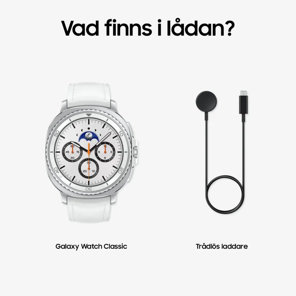Samsung Galaxy Watch8 Classic 46mm Bluetooth Vit