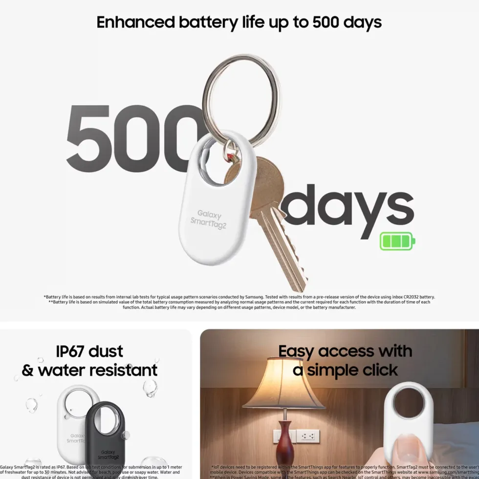 Samsung SmartTag2 Svart